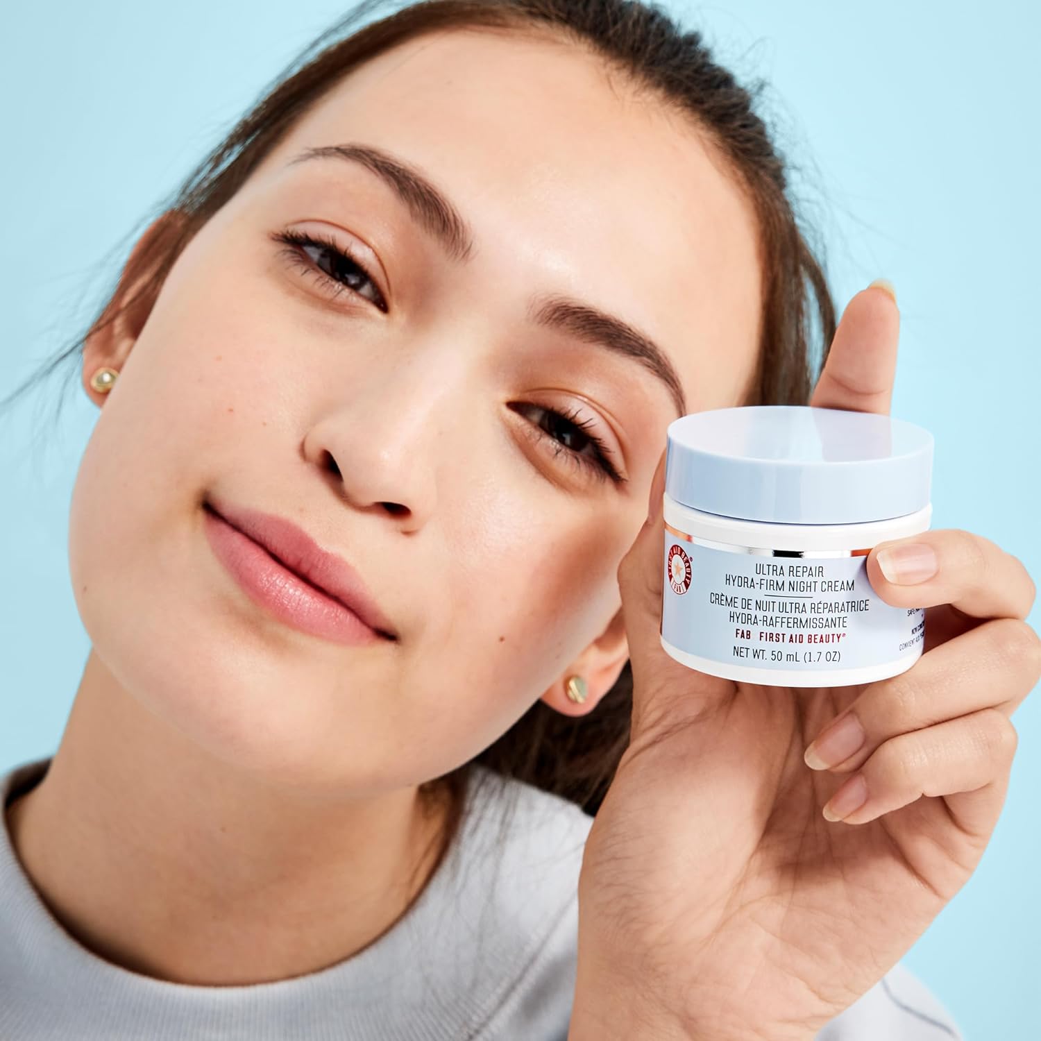 First Aid Beauty Ultra Repair Hydra-Firm Night Cream, Intense Nighttime Moisturizer – 1.7 Oz. : Beauty & Personal Care