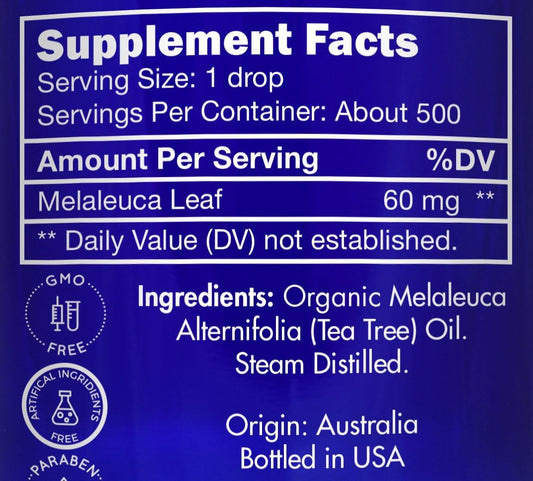 Organic Melaleuca Tea Tree Oil By Zongle – 100% Pure Natural, Therapeutic & Food Grade For Skin, Hair, Toenail Fungus, Face, Scalp, Piercings, Acne, Nails, Consumption – 1 Oz