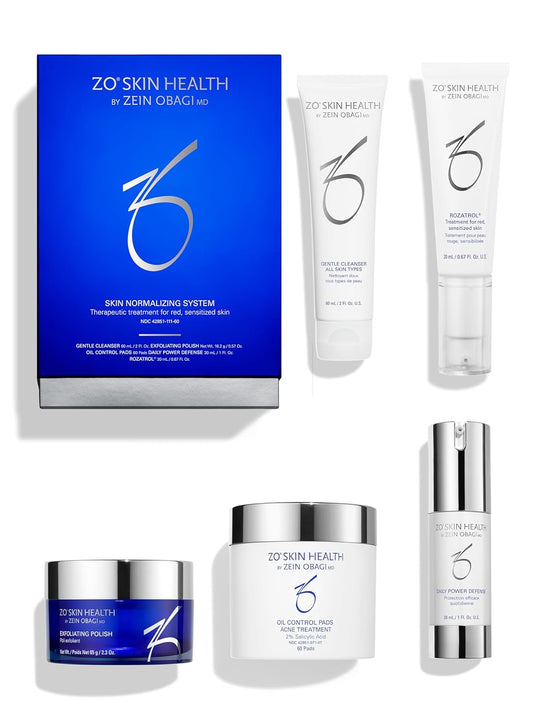 Zo Skin Health Skin Normalizing System - Therapeutic Treatment for Red, Sensitized Skin - 5 items : Beauty & Personal Care