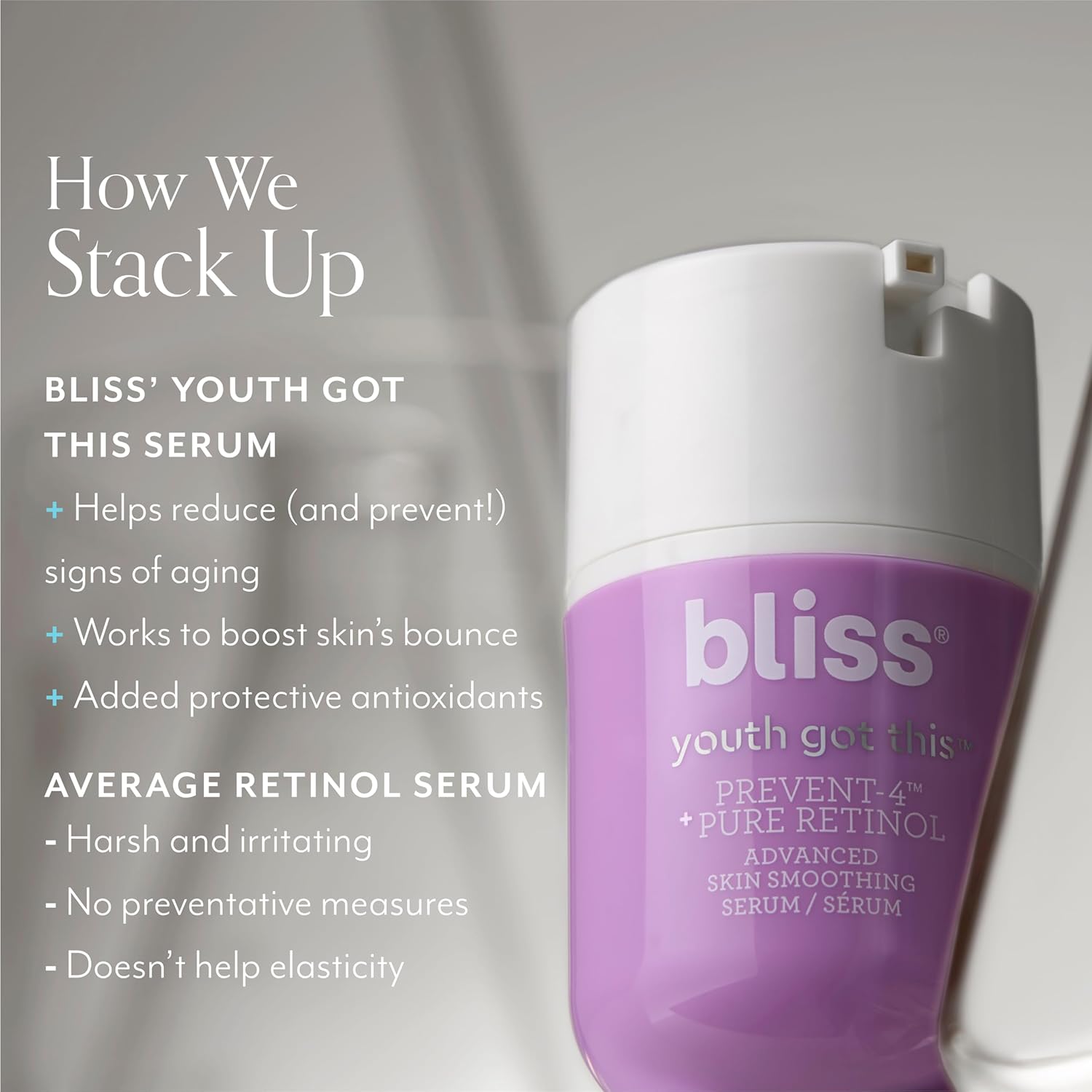 Bliss Youth Got This™ Prevent-4™ + Pure Retinol + BlissPro™ Liquid Exfoliant - Daily Exfoliating Treatment : Beauty & Personal Care