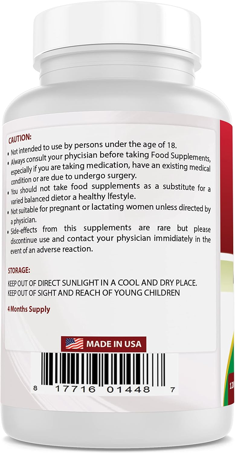 Best Naturals Grape Seed Extract 400 mg Veggie Capsule, 120 Count : Health & Household