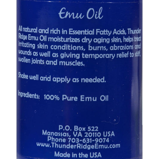 Thunder Ridge Emu Oil Emu Pure 100%