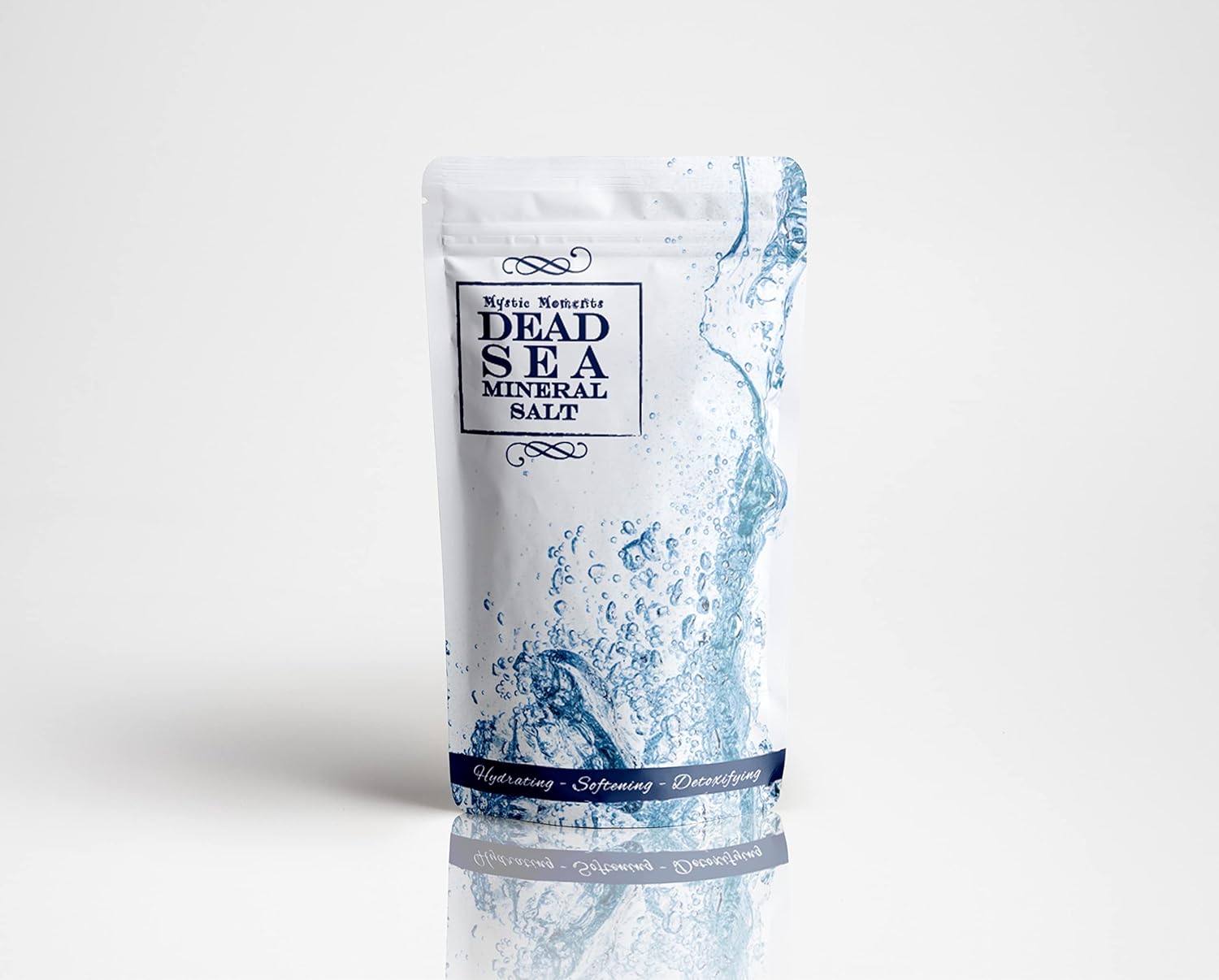 Mystic Moments Dead Sea Mineral Salt 250G | Natural Bath Soak For Muscle, Perfect For Skin, Face & Body 100% Natural Vegan Gmo Free