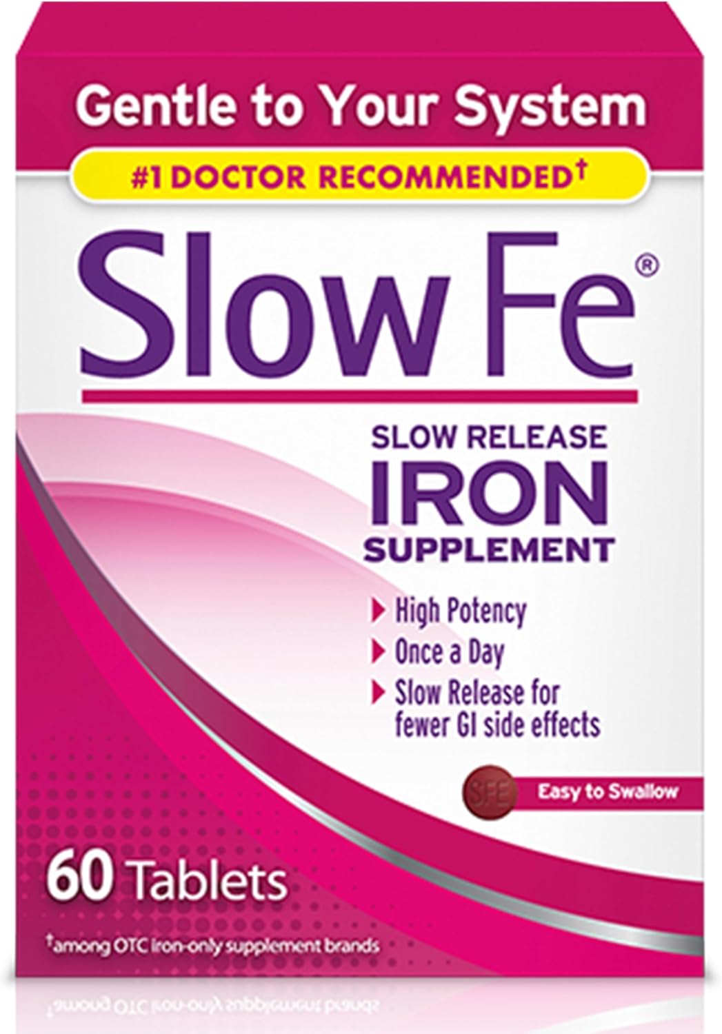 Slow Fe Iron Supplement 60 Tablets