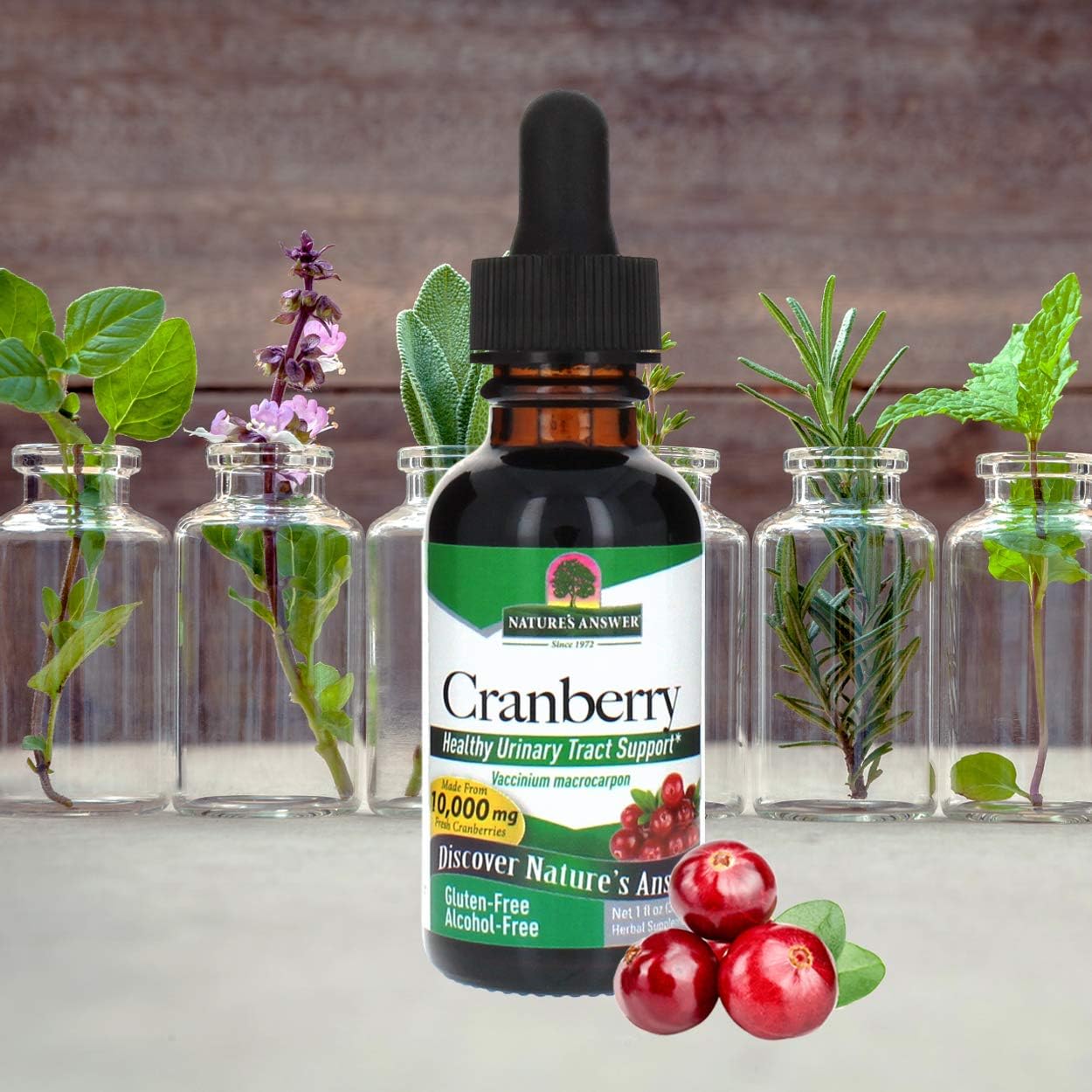 Nature'S Answer Alcohol Free Cranberry Extract , 1 Fluid Oz. Potent 10,000 Mg Fresh Cranberry