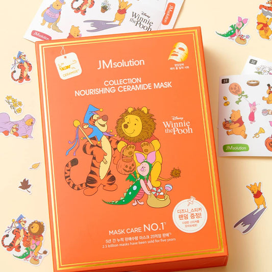 Jmsolution Disney Collection Nourishing Ceramide Mask- Skin Barrier-Korean Skin Care Facial Mask 10Ea