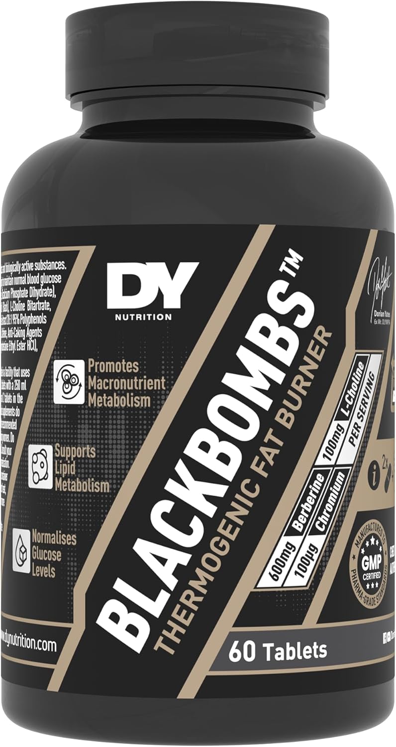 Dy Nutrition - Blackbombs Thermogenic Supplement - 60 Tablets