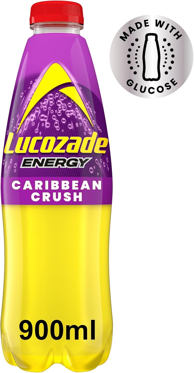 Lucozade Energy Caribbean Crush 900 Ml (Pack Of 10)