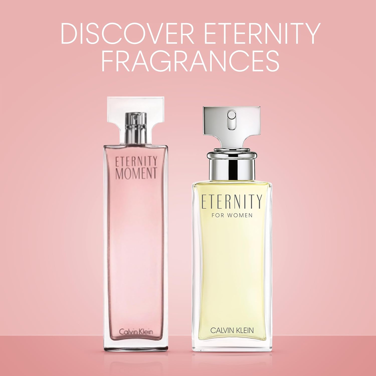 CALVIN KLEIN Eternity Moment - Eau de Parfum for Women - Floral Fragrance with Notes of Sweet Lychee, Pink peony and Raspberry Cashmere - High Longevity - 50 ml : Amazon.co.uk: Beauty