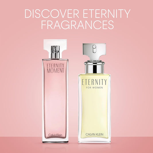 CALVIN KLEIN Eternity Moment - Eau de Parfum for Women - Floral Fragrance with Notes of Sweet Lychee, Pink peony and Raspberry Cashmere - High Longevity - 50 ml : Amazon.co.uk: Beauty
