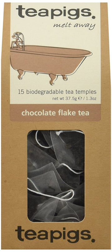 Teapigs Chocolate Flake Herbal Tea Bags Made With Whole Leaves (6 Packs Of 15 Tea Bags)