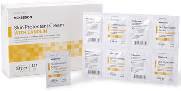 Mckesson Skin Protectant Cream With Lanolin, Paraben And Fragrance Free, Unscented, Individual Packet, 5 G, 288 Count