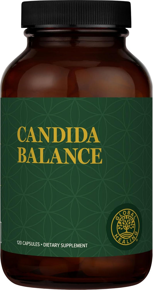 Global Healing Candida Balance Supplement (120 Capsules) : Health & Household