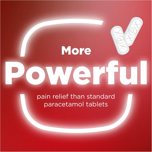 Panadol Extra Advance Painkillers, 500Mg Paracetamol Tablets With 65Mg Caffeine, Pain Relief For Migraines, Headaches, Backache, Joint Pain, Period Pain And Toothache, Pack Of 16