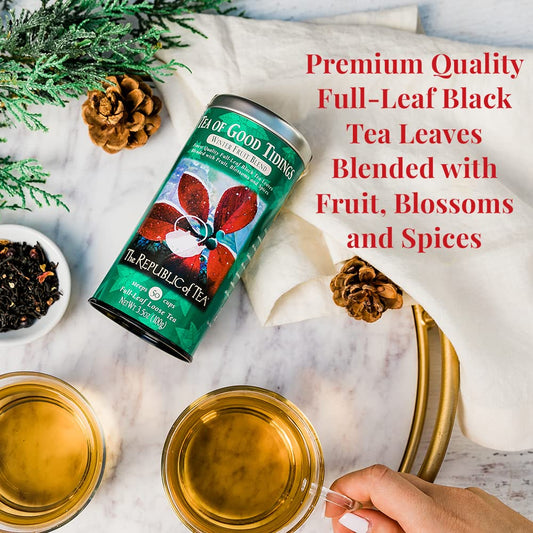 The Republic Of Tea, Tea Of Good Tidings, Full Leaf 3.5 Oz