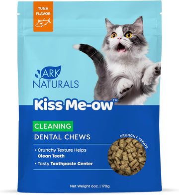 Ark Naturals, Kiss Me-Ow Cleaning Tuna Dental Chews, 6 Oz