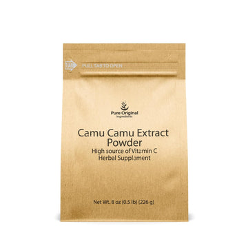 Pure Original Ingredients Camu Camu Powder (8Oz), Source Of Vitamin C, Brazilian Superfood