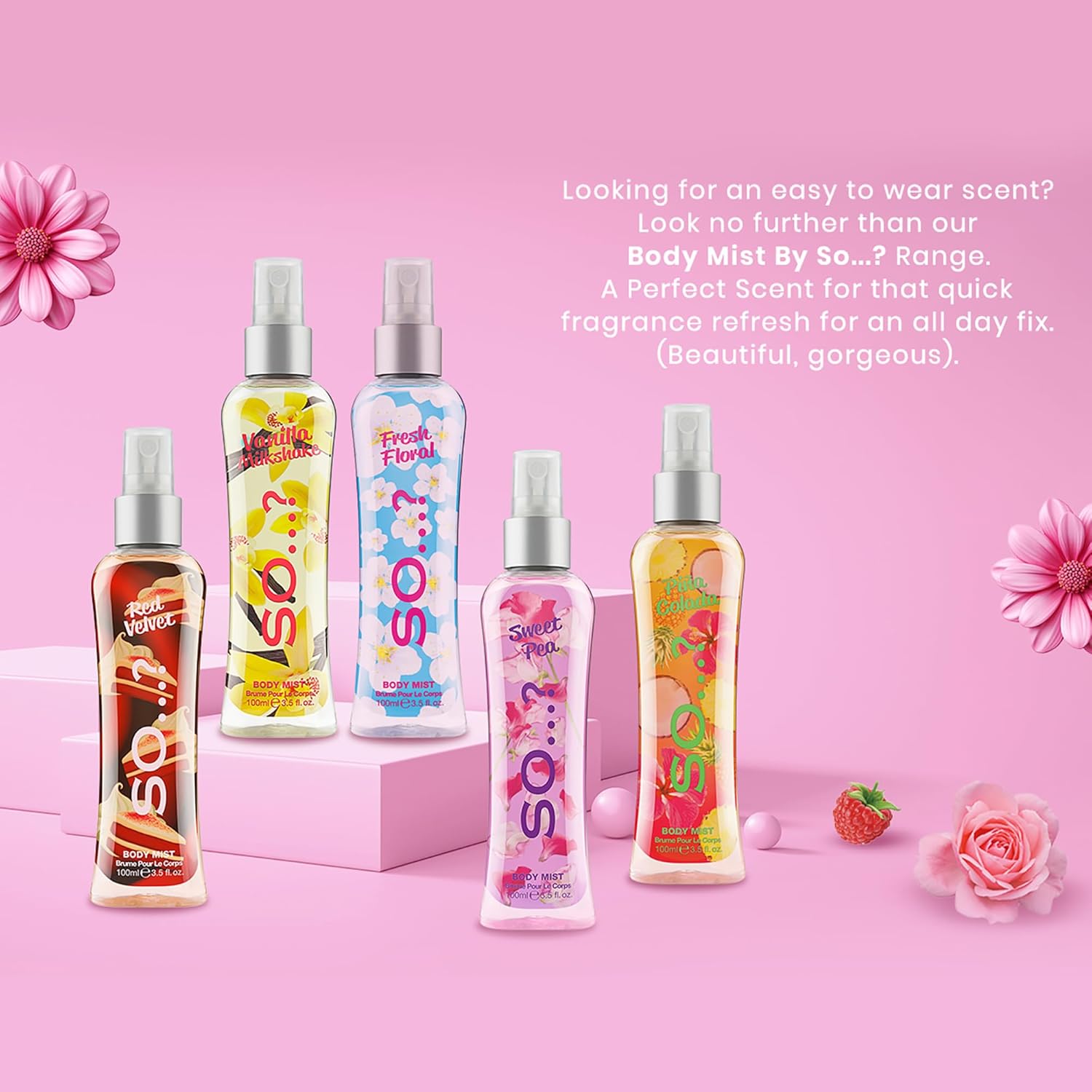 Fresh Floral Body Mist By So... - Perfume For Women - Ideal Gifts Body Spray For Women With Citrus, Green Notes And Freesia - 3.5 Oz : Beauty & Personal Care