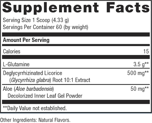 Metagenics Glutagenics - For Immune Support, Gut Health & Proper Digestion* - With L-Glutamine, Aloe Powder & Dgl - Amino Acid Supplement For Men & Women - 60 Servings