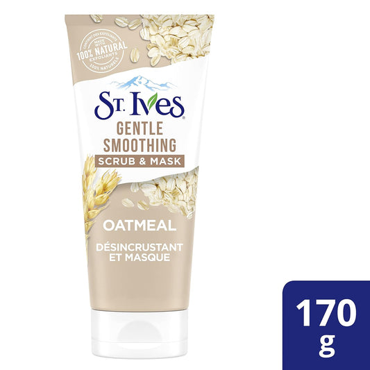 St. Ives Gentle Smoothing Oatmeal Facial Scrub & Mask 170G