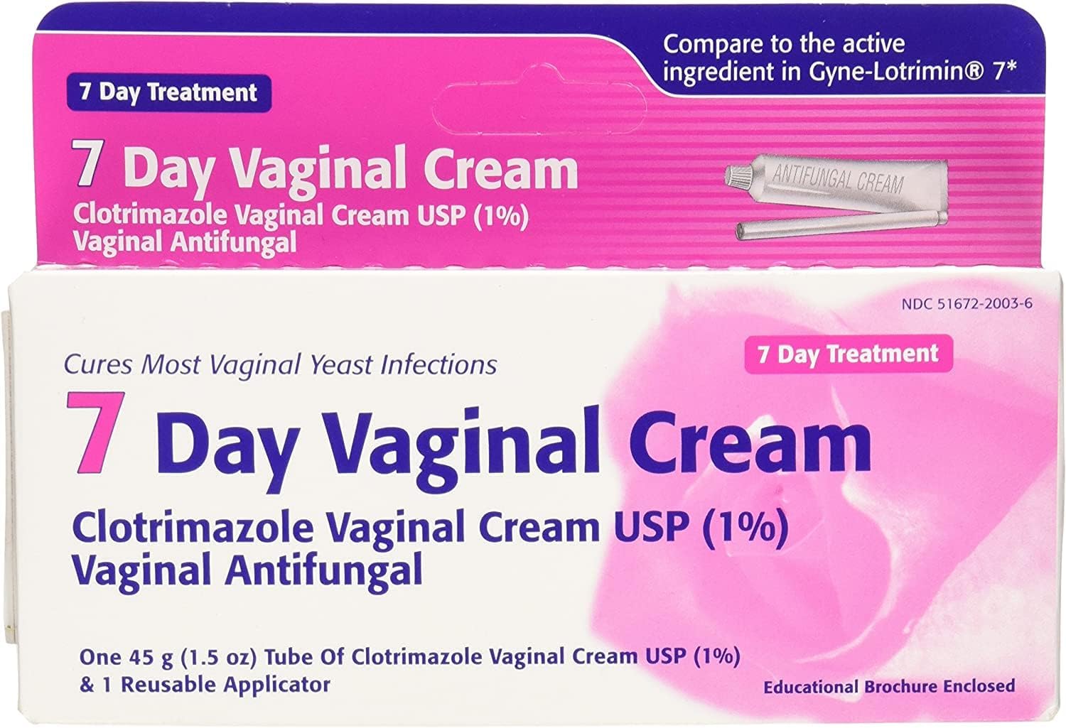 Taro Clotrimazole 7 Vaginal Cream 45 G ( Pack Of 2)