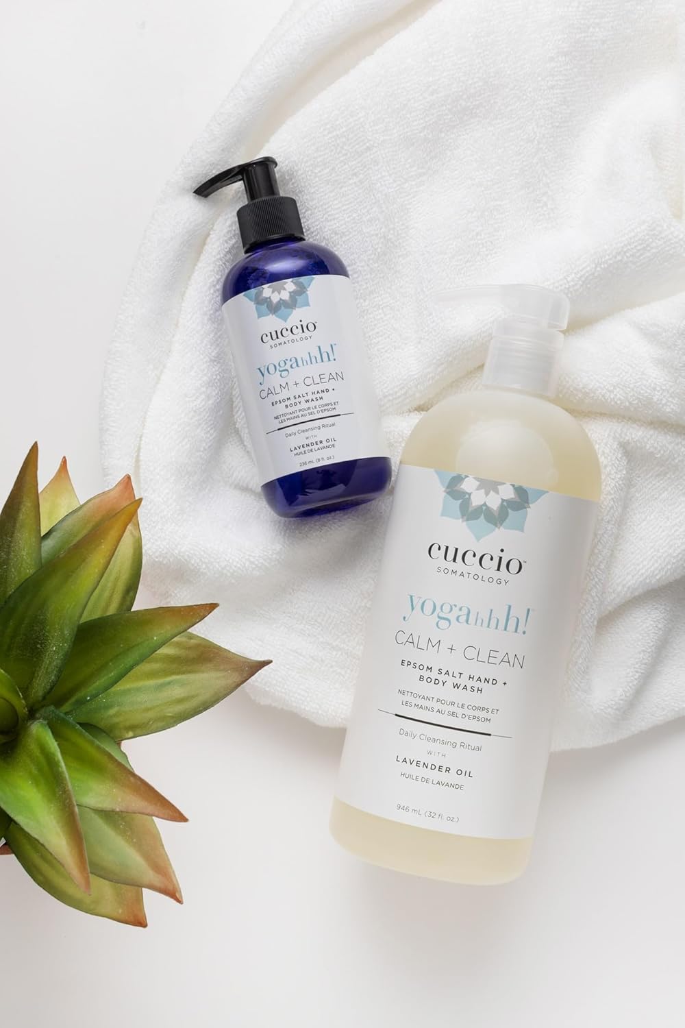 Cuccio - Yogahhh Clean Plus Calm Epsom Salt Hand and Body Wash - for Unisex - Cleanser - 8 oz : Amazon.co.uk: Beauty