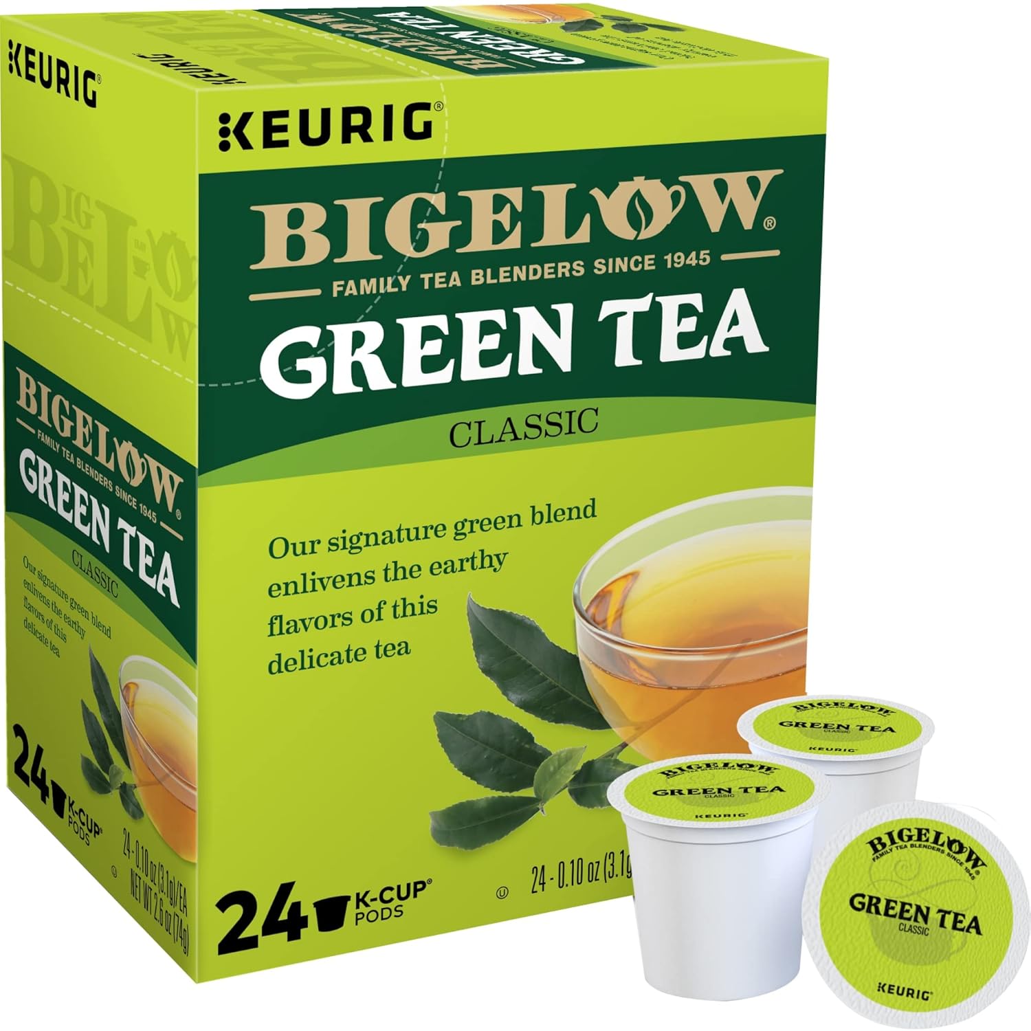 Bigelow K-Cup For Keurig Brewers, Green Tea 24 Count (Pack Of 4)