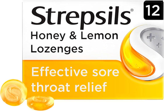 Strepsils Honey & Lemon 12'S