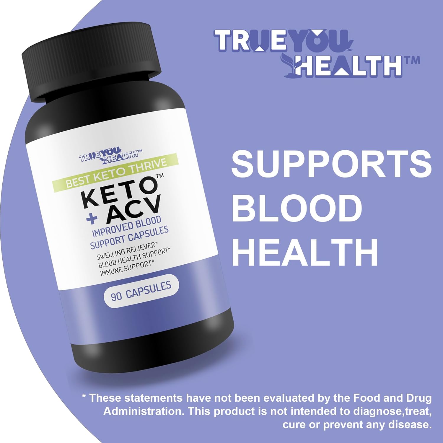Best Keto Thrive Keto + Acv Improved Blood Support Capsules - Our Best Keto Friendly Blood Balance & Blood Flow Supplement For Blood Health, Sugar Health, Immune Support, & Healthy Swelling Response