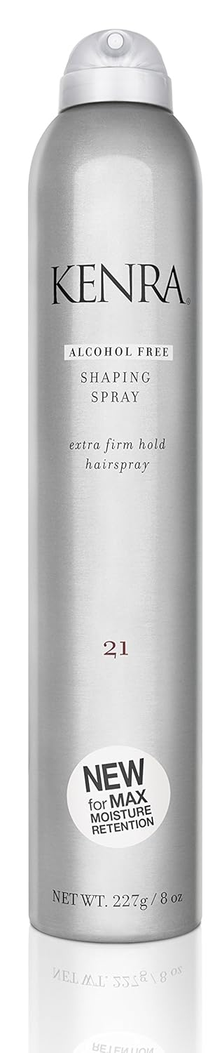 Kenra Shaping Spray 21 | Alcohol Free Hairspray | Max Moisture Retention | Extra Firm Hold & High Shine | Optimal Working Time | All Hair Types