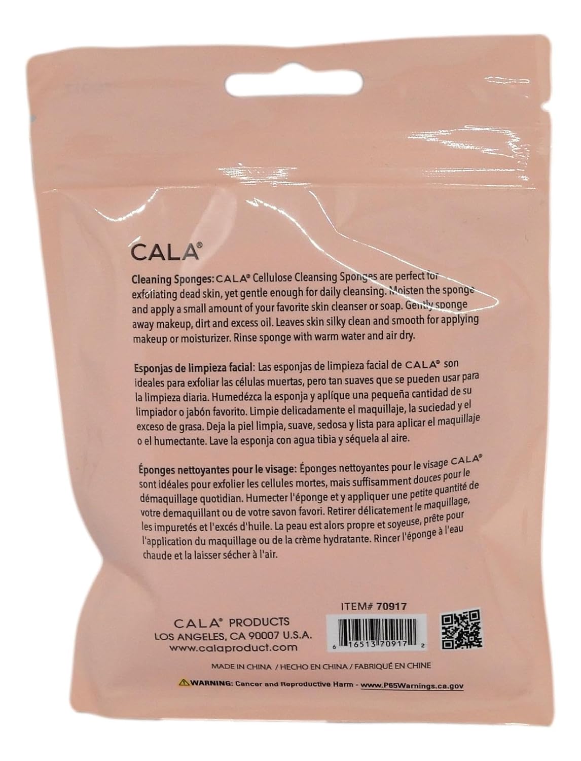 Cala. Cellulose Cleansing Sponge (2 Pieces) Cleaning Sponges : Beauty & Personal Care