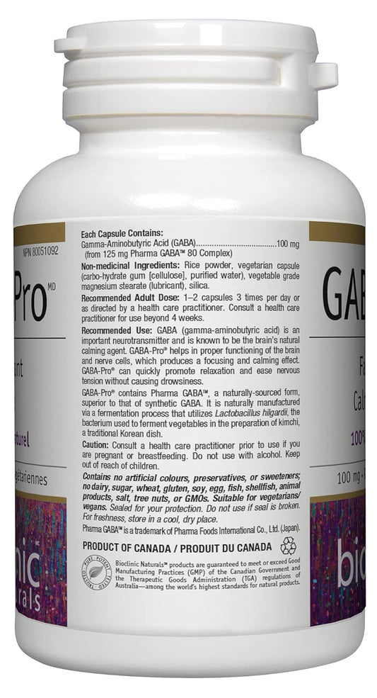 GABA Pro Natural 90 VegiCaps