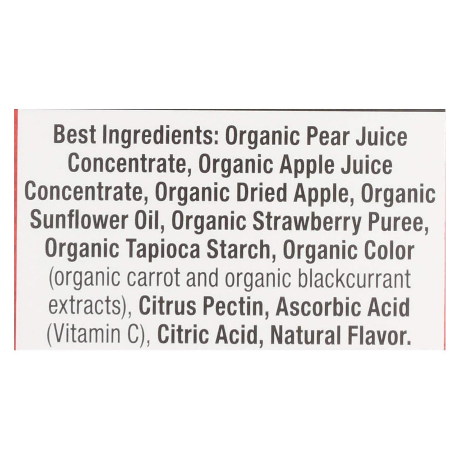 Annie's Organic Fruit Tape, Swirly Strawberry, Non-GMO and Organic Fruit Flavored Snacks, 6 Rolls, 4.5 oz (Pack of 8) : Everything Else