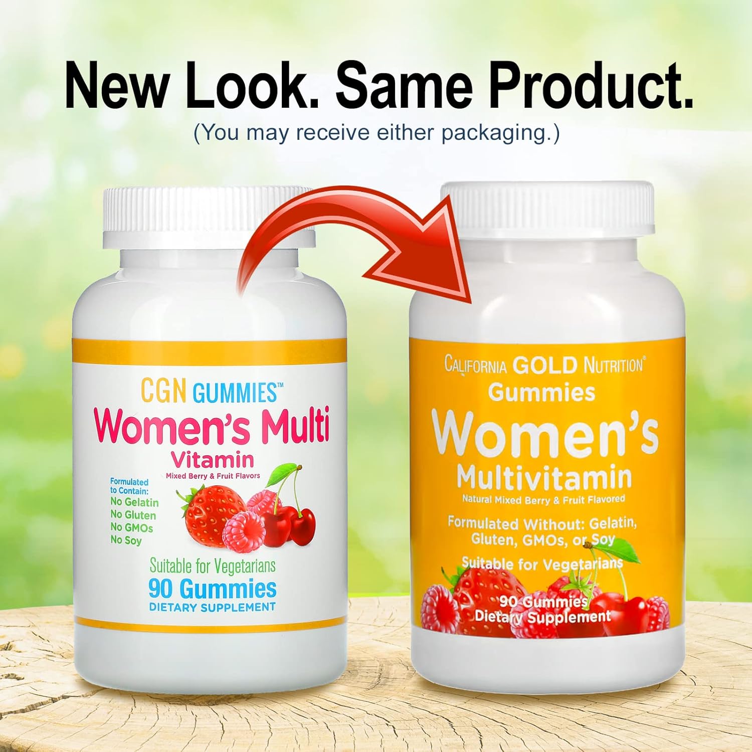 California Gold Nutrition Women’s Multivitamin Gummies, Cherry, Strawberry, and Raspberry, 90 Gummies : Health & Household