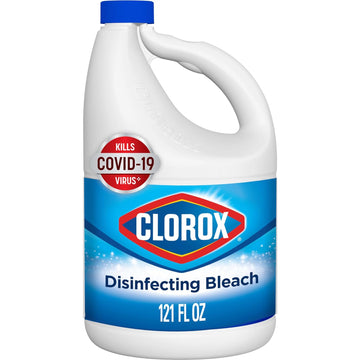 Clorox Disinfecting Bleach, Regular - 121 Ounce Bottle