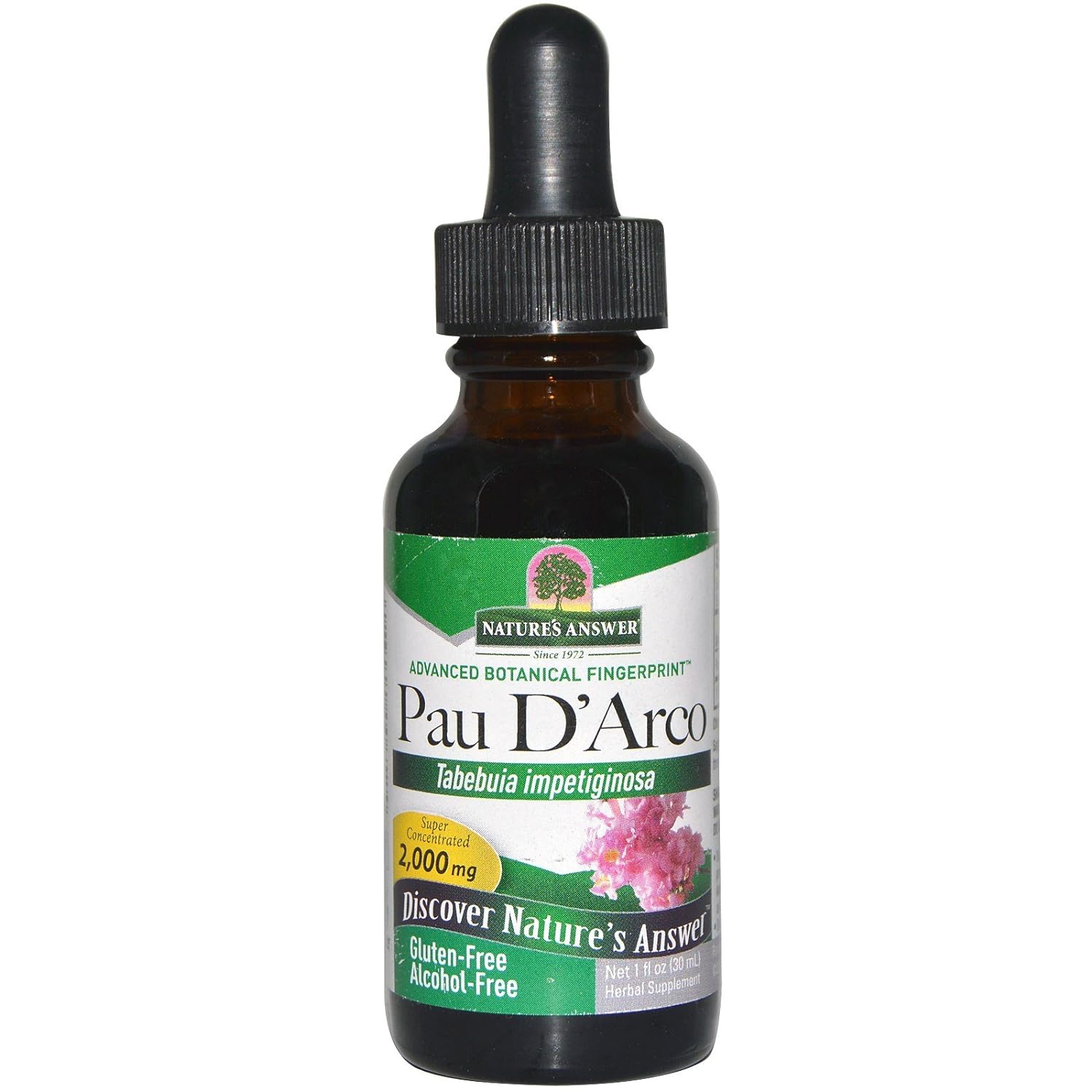 Nature'S Answer Pau D'Arco Inner Bark Alcohol Free - 1 Fl Oz : Health & Household