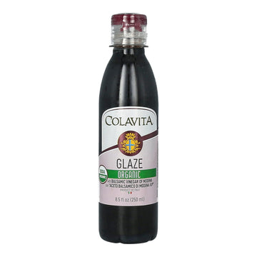 Colavita Balsamic Glaze - Organic, 8.5 Fl Oz Squeeze Bottle, Imported from Italy