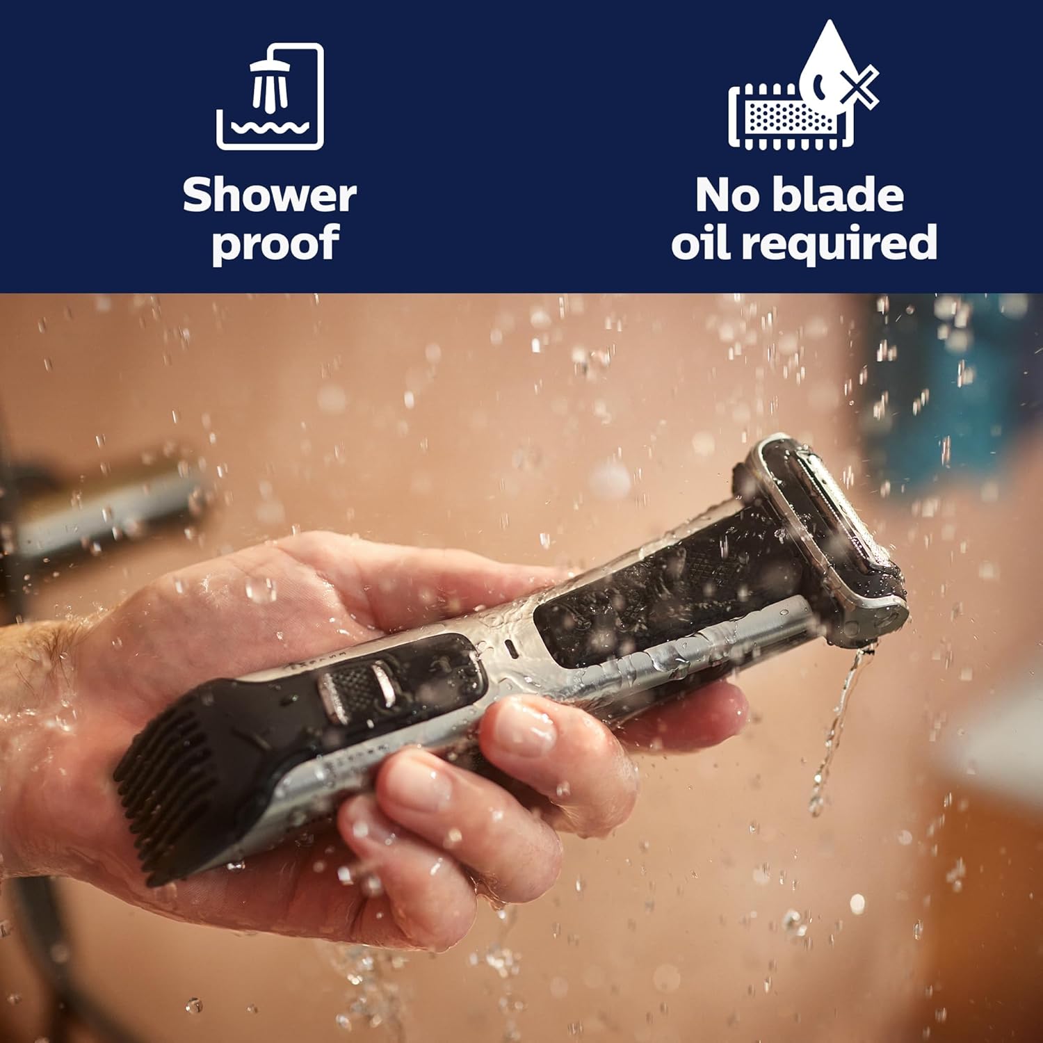 Philips Norelco Bodygroom Series 7000 Showerproof Body & Manscaping Trimmer & Shaver with case and Replacement Head for Above and Below The Belt, BG7040/42 : Everything Else