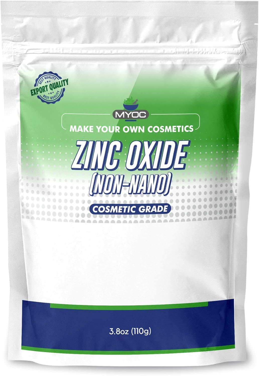 White Zinc Oxide Powder (110 Gram), Non-Nano Zinc Oxide Powder, Zinc Oxide Powder for Skin, DIY Sunscreen, Baby Diaper Rash Cream, Online Quality