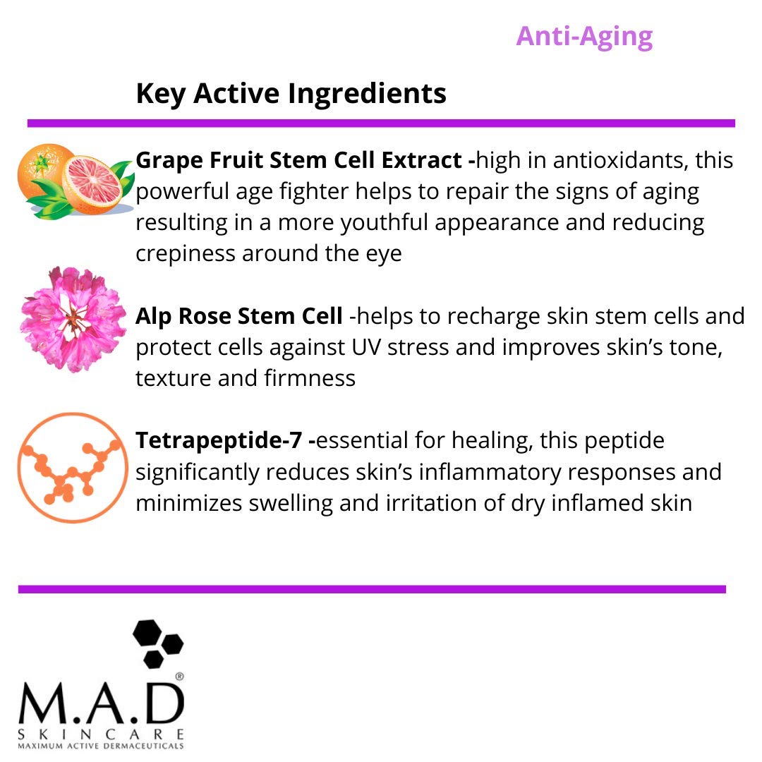 M.A.D Skincare Anti-Aging Transforming Daily Moisturizer 1.7 Oz