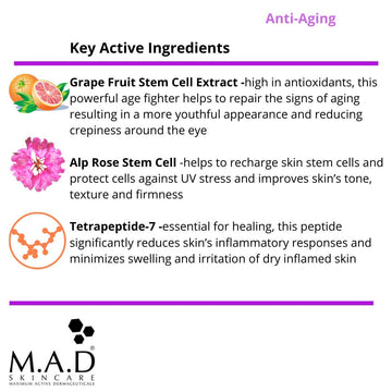 M.A.D Skincare Anti-Aging Transforming Daily Moisturizer 1.7 Oz