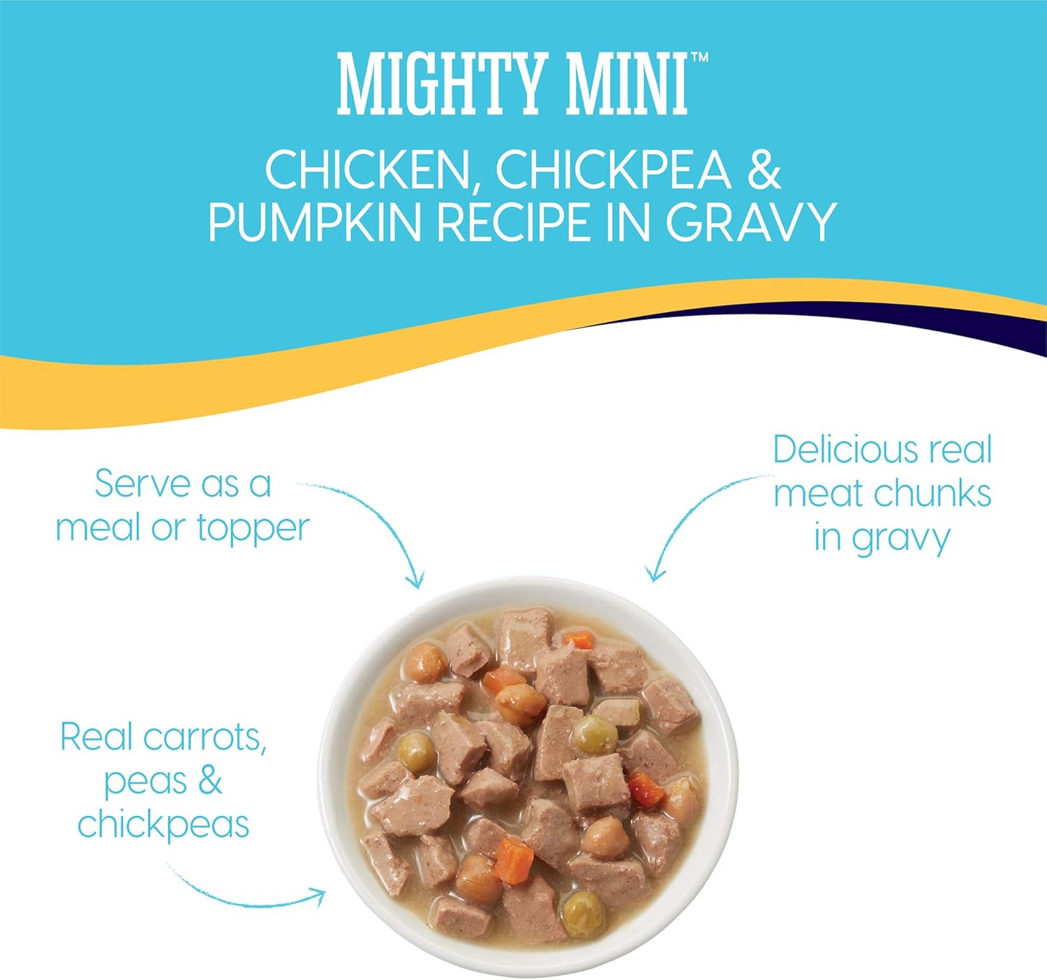 Solid Gold Wet Dog Food for Small Dogs - Mighty Mini Grain Free Wet Dog Food Made with Real Chicken, Chickpeas and Pumpkin - for Puppies, Adult & Senior Small Breeds with Sensitive Stomachs: Pet Supplies: Amazon.com