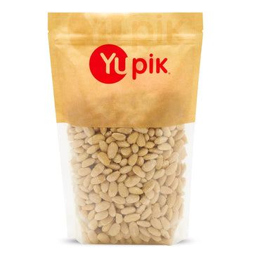 Yupik Whole Blanched California Almonds, 2.2 lb, Skinless, Unsalted, Gluten-Free, Kosher, Raw, Good Source Of Protein, Fiber, Iron & Calcium, Low In Carb