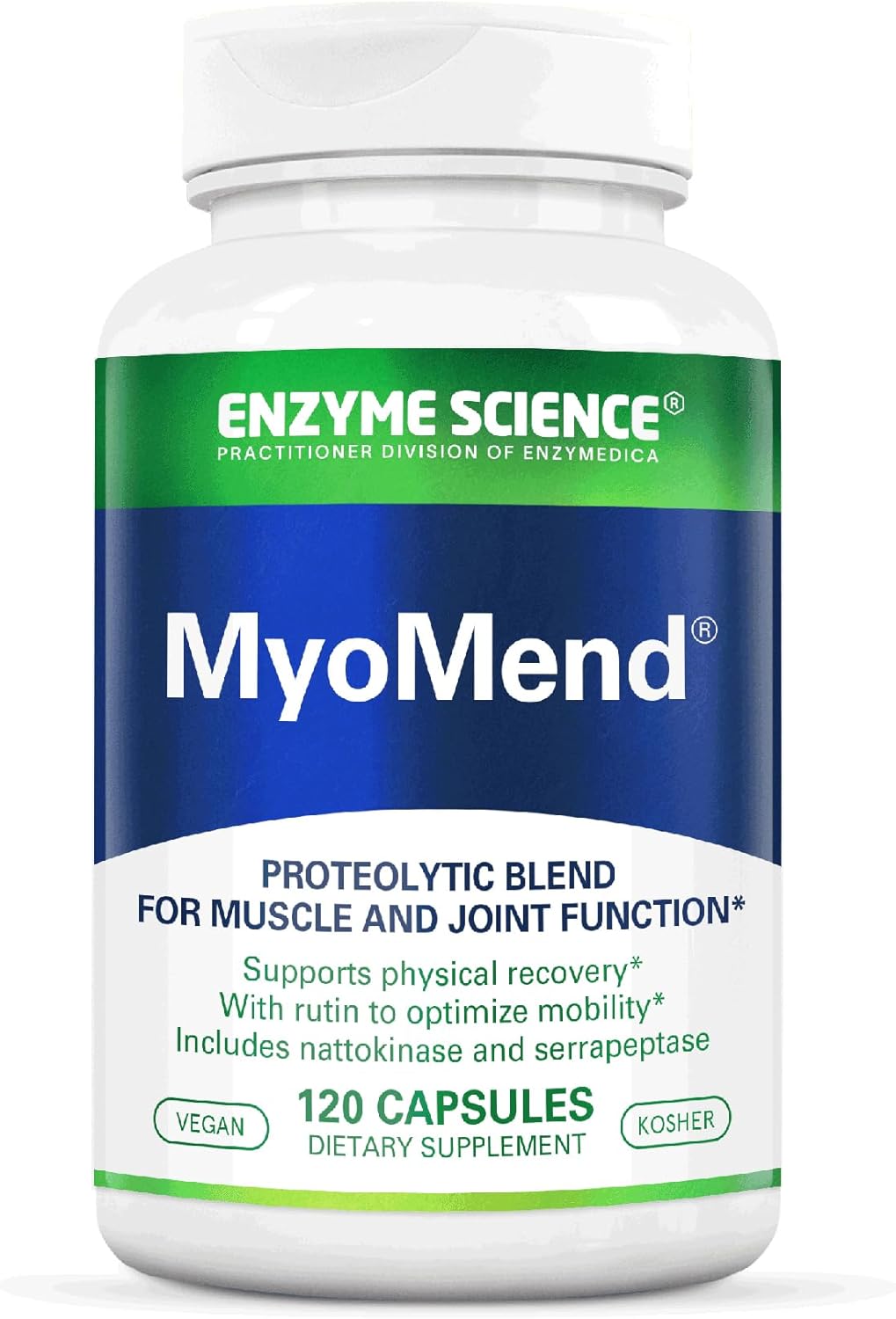 Myomend, 60 Capsules – Muscle & Joint Support – Formulated With Bromelain And Rutin – Enzyme Health Supplement – Vegan And Kosher