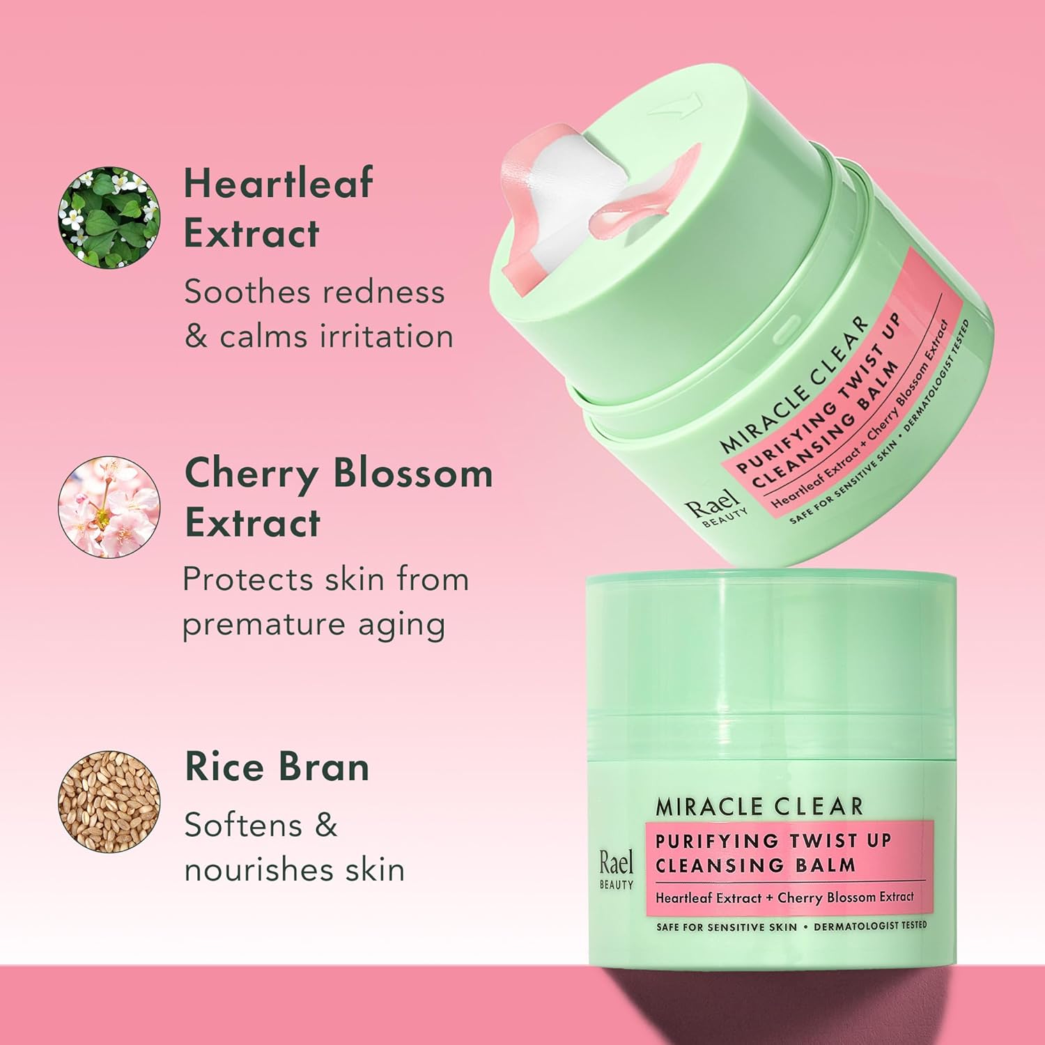 Rael Miracle Clear Face Wash – Gentle Exfoliating Cleanser With Succinic Acid & Minerals, Hydrating Formula For Daily Use, Ideal For Acne-Prone, Dry, Sensitive & Oily Skin, Vegan (5 Fl Oz) : Beauty & Personal Care