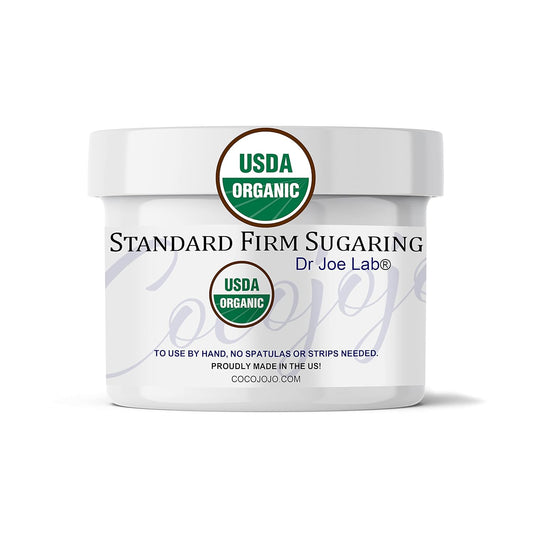 Sugaring Organic Standard, USDA Certified Organic - Sugaring Hair Removal to Use with Hand + Honey Sugar Wax, Honey Sugaring Hair Removal 100% Natural Paste- 10 Oz + How to Use Brochure