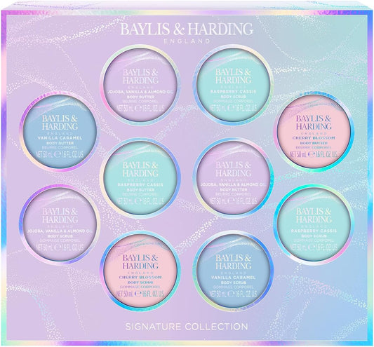 Baylis & Harding Jojoba, Vanilla & Almond Oil Luxury Bathing Essentials Gift Set - Vegan Friendly (Pack Of 1)