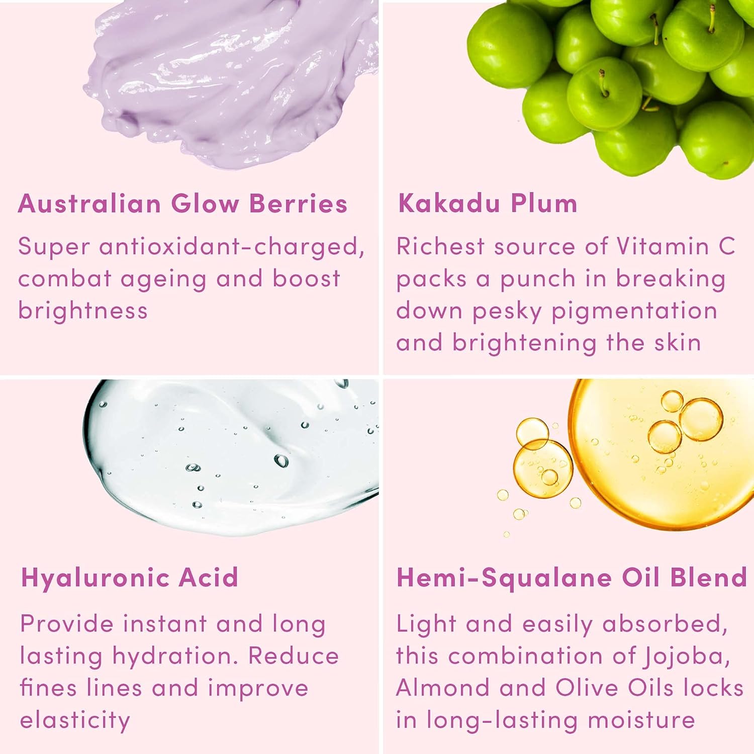 Sand & Sky Australian Glow Berries Plumping Glow Drops Serum With Vitamin C & Hyaluronic Acid - Fine Line Reducing, Brightness-Boosting, 1 Fl Oz : Beauty & Personal Care