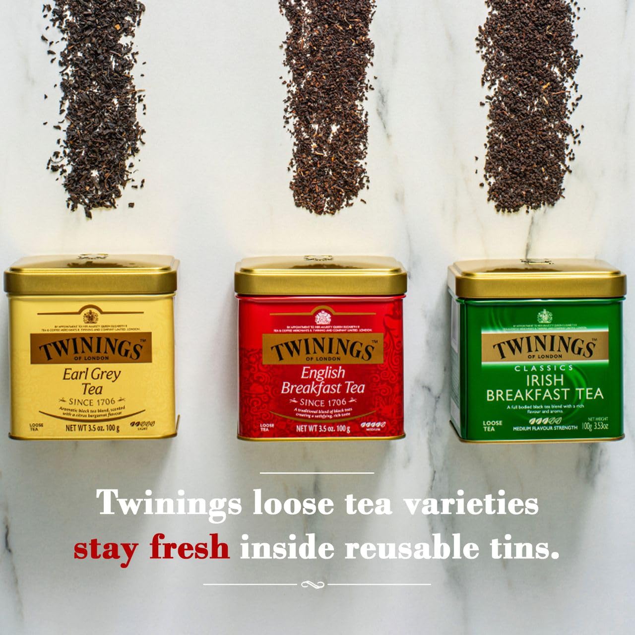 Twinings English Breakfast Loose Tea Tins, 7.05 Ounce Tins (Pack Of 1), Smooth, Flavourful, Robust Black Tea Leaves, Caffeinated, Enjoy Hot Or Iced