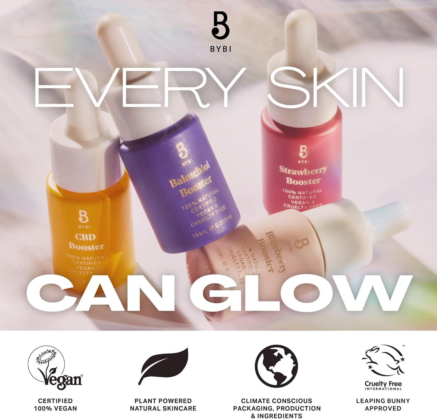 BYBI Beauty Bakuchiol Oil Face Serum - Anti-Aging Vegan Facial Oil - Collagen Boosting - Reduce Wrinkles & Fine Lines - Award-Winning Bakuchiol & Squalane Face Oil - 15ml : Amazon.co.uk: Beauty